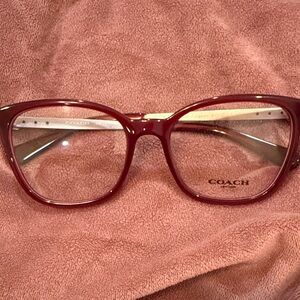 Coach Burgundy Women's Glasses